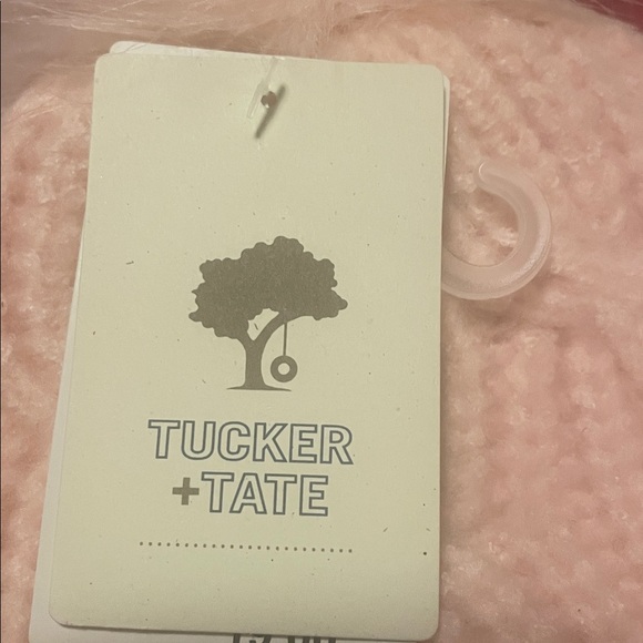 Tucker + Tate Pink Cable Knit Pom Beanie, 0-12mo, NWT 💘HOST PICK 1/24 💘 - Picture 2 of 8